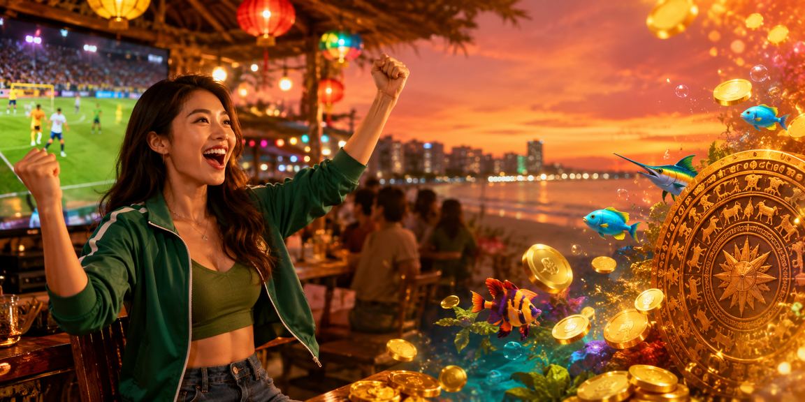 Không khí chợ đêm Đà Nẵng sôi động với ánh đèn và hoạt động giải trí casino trực tuyến