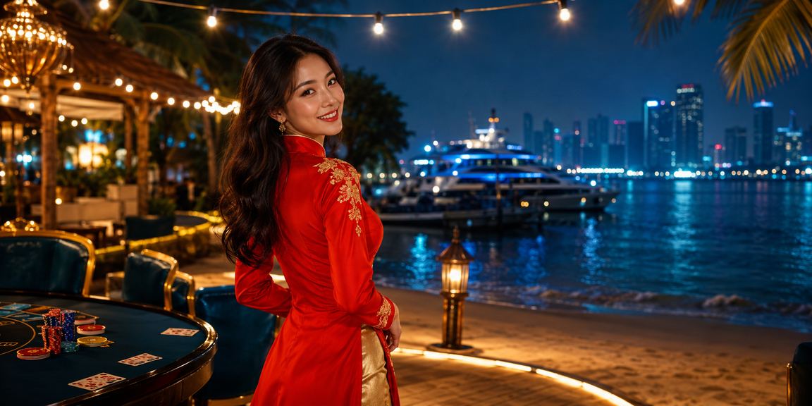 Người phụ nữ mặc áo dài tại Hà Nội ngồi chơi bài với không khí truyền thống và ấm áp