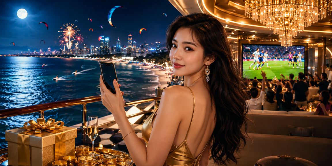 Người dùng tại Mũi Né sử dụng ứng dụng cá cược trên điện thoại di động bên bờ biển