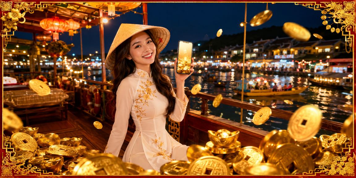 Người dùng tại Phú Quốc nhận thưởng hoàn tiền và chơi slots trực tuyến với giao diện di động